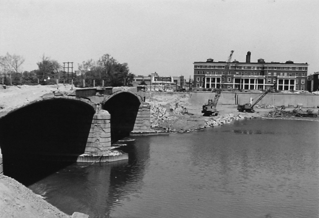Main Street Bridge Demolition 1955